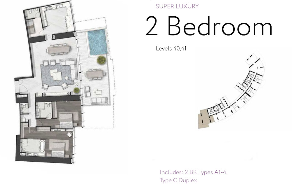 cavalli towers dubai marina 2 bedroom floor plan