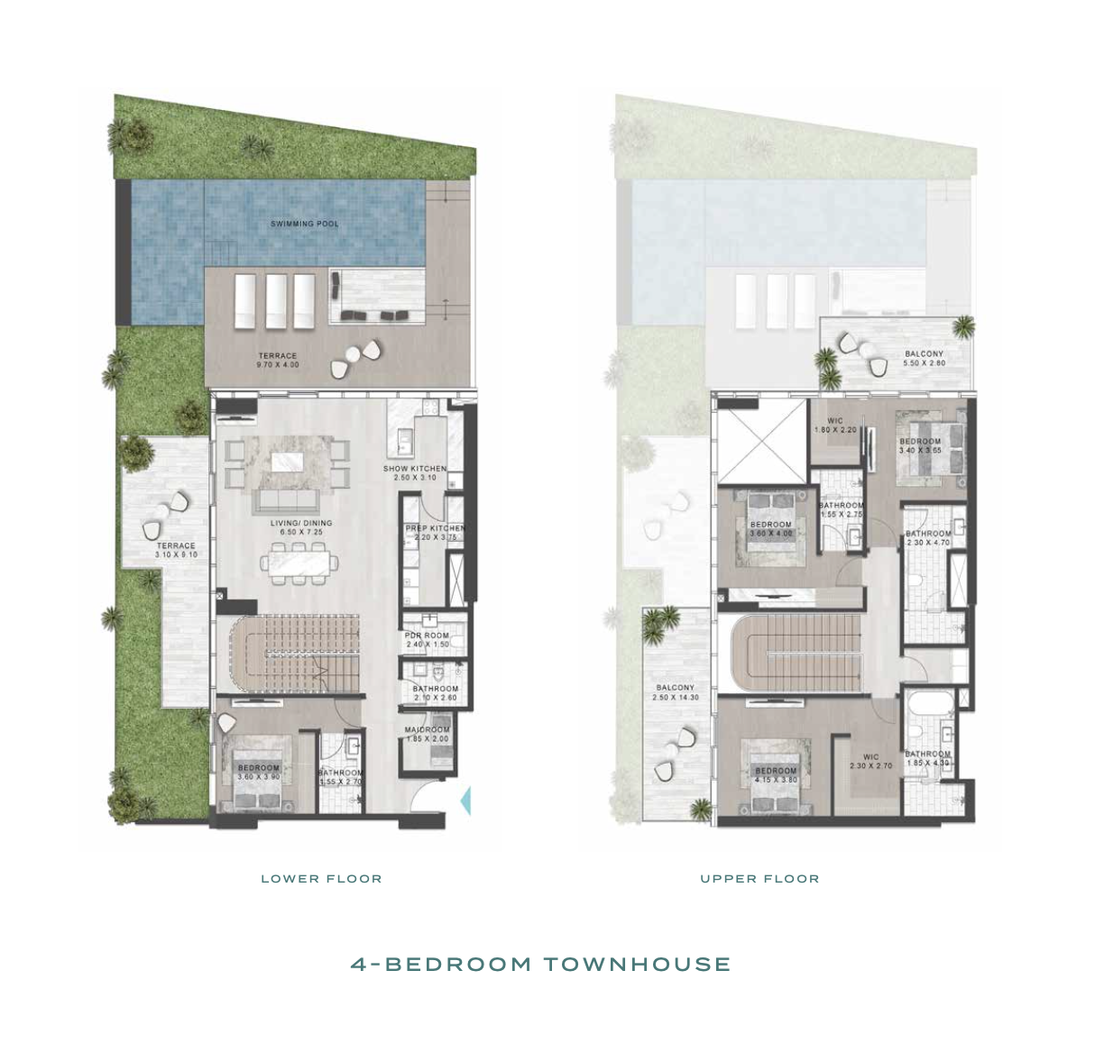 4 bedroom villa floor plan 