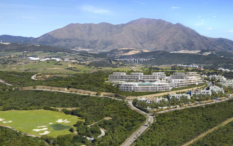 ariel view of marea - missoni new cevelopment near estepona, marbella 