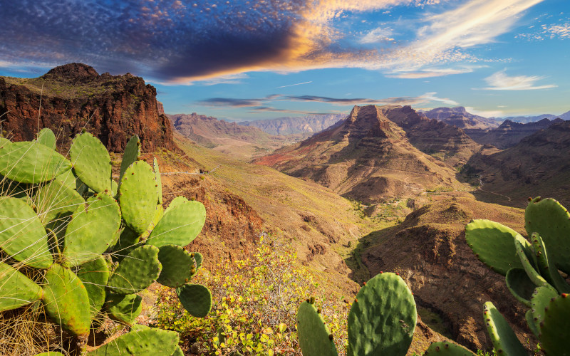 pico de las nieves volcano on gran canaria