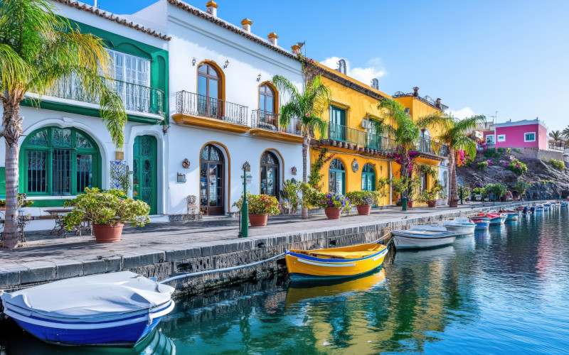 mogan little venice canals on gran canaria